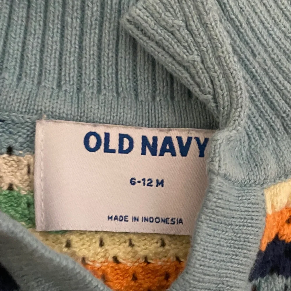 Old Navy Multicolor Striped Knit Diaper Cover